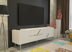 TV-laud Asir, 150x48.2x29.6 cm, valge