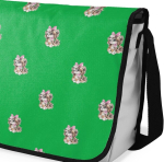 Bonamaison Digitaaltr&uuml;kiga Messenger-kott musta rihmaga &otilde;pilastele, Crossbody-kott, Messenger-kott, &Otilde;lakott lastele, t&uuml;drukutele, poistele, suurus: 29 x 36 cm, mitmev&auml;rviline, messenger-kott