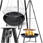V&auml;lil&otilde;kkealus kolmjalg aia grill rippuv suur kroomitud rest 50