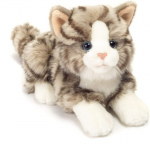 Hermann Teddy Collection 906919 20 cm hall lamav kass, pl&uuml;&uuml;&scaron;m&auml;nguasi