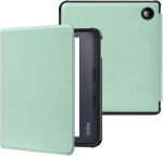 Moko &uuml;mbris, &uuml;hildub Kobo Libra Colour 7-tollise 2024. aasta mudeliga, &uuml;li&otilde;huke kerge Tpu kaitsev nutikatega, automaatse unerežiimi/&auml;rkveloleku funktsiooniga, Lychee Pattern Tequila Green