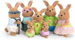 Li'l Woodzeez J&auml;neste perekond Cotton Ball - 7 pehmet loomakujukest koos vanavanematega - m&auml;ngulooma komplekt (7 osa) m&auml;nguasi lastele alates 3. eluaastast