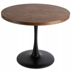 &Uuml;mmargune laud Mebel Elite LINO &Oslash;100 pruun