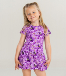 Lenne t&uuml;drukute kleit 25618*097, lilla