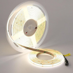 Cob led riba 10 m 5000 K, 24 V led riba p&auml;evavalgus valge, &uuml;liergas 7000 lm cri>93, isekleepuv, l&otilde;igatav, k&otilde;rge tihedusega 384 ledi/m, mitte veekindel, paindlik siseruumide k&ouml;&ouml;ki