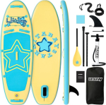 Stand Up Paddle Board komplekt teismelistele ja lastele, Sup laua komplekt koos k&otilde;igi tarvikutega, 75 kg / 80 kg laste Sup laud, t&auml;ispuhutav