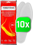 Terratherm tallasoojendajad 10 paari Soojendavad sisetallad igat t&uuml;&uuml;pi jalan&otilde;udele Jalan&otilde;ude soojendajad Sisetallad 100% naturaalne soojus Soojendavad sisetallad jalan&otilde;udele Jalasoojendajad 8 tunniks soojadele jalgadele