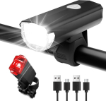 Led jalgrattalampide komplekt stvzo heakskiidetud jalgrattalamp usb laetav jalgrattalamp esi- ja tagatuli ipx5 veekindel jalgrattalamp led jalgrattalampide komplekt jalgrattalamp