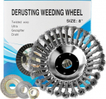 Wild Herb Brush traathari trimmerile 200 x 25,4 mm umbrohuhari murutrimmerile umbrohuhari v&otilde;sal&otilde;ikurile Wild Herb Brush v&otilde;sal&otilde;ikurile umbrohuharjad adapteriga