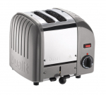 Dualit 2-viilu r&ouml;ster Vario Classic, Metallic Silver
