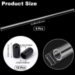 6 l&auml;bipaistvat plasttoru korgiga, 301 mm