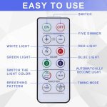 Led prožektorid, rgb patareitoitega koos kaugjuhtimispuldiga, 16 v&auml;rvi muutvat kapi valgustust, dimmerdatav vitriinkapi valgustus, juhtmevaba led puutelamp, taimeri ja m&auml;lufunktsioon, led prožektor patareiga