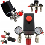 Vorfal r&otilde;hul&uuml;liti kompressorile 230v pressostaat 1/4 max 12 bar