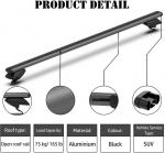Cowvie 120cm reguleeritavad alumiiniumist katuseraamid, paar