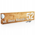 Valgustusega maja number, aadressi silt Led 40x10 cm, h&auml;marikuandur