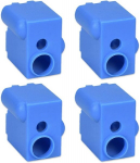 Kylos 4 tk Volcano Heatblock silikoonist sokid, k&uuml;tteploki kaitse, 3d-printeri tarvikud, Hotend silikoonist &uuml;mbris, ekstruuderi k&uuml;tteplokk, nt Artillery Sidewinder X1 / X2 / Genius Pro/anycubic