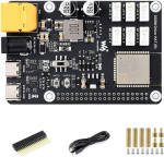 Ddsm Driver Hat (b) - Esp32-p&otilde;hine servo mootori draiveri plaat Ddsm400 rummumootorile, 2.4g Wifi, Bluetooth, Json k&auml;skude tugi, &uuml;hildub Raspberry Pi 5/4b-ga