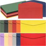 Mardatt v&auml;rvilised &uuml;mbrikud 22 x 11 cm v-kujulise klapiga kutse&uuml;mbrikud euroklapiga &uuml;mbrikud kutsetele, s&uuml;nnip&auml;evaks, l&otilde;petamiseks, &otilde;nnitluskaartidele, 36 tk