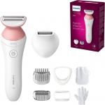 Philips Lady Shaver Series 6000 &ndash; juhtmevaba raseerija 6 tarvikuga, kehakoorimiskinnas, bikiinipiirkonna trimmer (mudel Brl146/00)