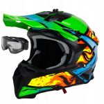 Horn H303 mootorrattakiiver cross quad + prillid xxl