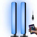 Led rgb bar set lamp 2 tk pult multicolor valguspost