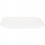 Ristk&uuml;likukujuline taldrik 25x16 cm valge luuportselan Nev Bone