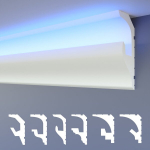 Heximo Led 2in1 laeliist valgustusprofiil - 1,7 m Hled-17