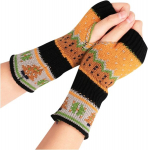 Joyisure s&otilde;rmikud naistele talvised jalgratta v&auml;rvilised triibulised labakindad termilised pehmed talvekindad elastsed hingavad termokindad jalgrattas&otilde;iduks jooksmiseks suusatamiseks (#01)