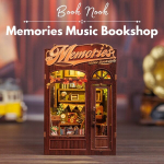 Diy Book Nook - Memories Music Bookshop | Cutebee | 3d pusle