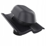 Sanitaarne tuulutusklapp fi 125 Creaton Goteborg Planar Grafiit