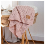 La Millou soe meriinovillane tekk 100% 85x85 cm / Stoned Pink