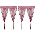 Tinsel front veranda kaunistused vihmakardin pulmadekoratsioonid lastele