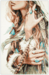 Tikkimiskomplekt Magic Needle "Boho Girl" 70-03