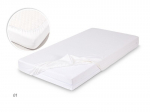 MATEX BAMBOO lehe elastne 70x140 [TB0352_01] valge