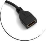 Mini Hdmi nurgaadapter Hdmi kaablitele, 16 cm
