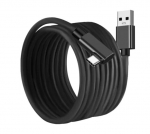 Andmekaabel FlexConnect USB-A USB-C 5m punutud