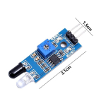 Gerui Ir infrapuna takistuse v&auml;ltimise anduri moodul 3 juhtmega peegeldav fotoelektriline anduri moodul, &uuml;hildub Arduino Smart Car Robot Raspberry Pi Lm393, 20 tk