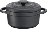 Tefal Pierre Gagnaire E223s404 Heritage 4 mini kastruli komplekt, malm, &uuml;mmargune, 10 cm, 0,3 l, induktsioon, must