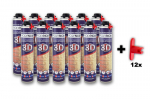 Spray soojusisolatsioon Polynor 3D, 850 ml, 12 tk