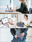 Jademall Klaviatuur Ipad Air 11 - Juhtmevaba klaviatuur valgustuse ja puuteplaadiga Ipad Air 11 m2 2024/air 11 m3 2025 jaoks, kaitse&uuml;mbris pliiatsi hoidjaga