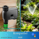 Echos Niisutuss&uuml;steem Wifi ja Gateway Alexa, Google Assistant Wifi Niisutuss&uuml;steem Aia taimer Automaatne aia kastmise taimer (1 v&auml;ljundiga Gatway)