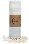 Makai hammam r&auml;tik 100% puuvillane peshtemal k&auml;ter&auml;tik xxl 95 x 200 cm rannar&auml;tik saunar&auml;tik fouta pehme tekk vannir&auml;tik piknikutekk joogar&auml;tik du&scaron;ir&auml;tik (h&otilde;behall, puuvill)
