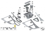 BMW F20 F21 Keskmise Konsoli Eesmine Trim Cover Originaal 51169236265