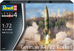 Revell Gmbh 03309 saksa A4/v2 rakett, plastikmudeli komplekt, must ja valge, 1:72