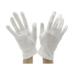 Jyc Creative 6 paari kindaid, mitmeotstarbelised kindad, puuvillased kindad, ergonoomilised kindad, kindad koju, aeda, s&otilde;itmiseks, toitlustamiseks, t&ouml;&ouml;ks, (23 cm, 6 t&uuml;kki, valged)