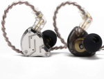 Linsoul Kz Zs10 Pro, 4ba+1dd 5 draiveriga k&otilde;rvasisene monitor, Hifi juhtmega k&otilde;rvaklapid, m&auml;ngurik&otilde;rvaklapid, h&uuml;briid Iem k&otilde;rvaklapid, 2-kontaktiline eemaldatav kaabel (ilma mikrofonita, must)