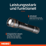 Nebo Newton 1500 veekindel Led taskulamp Aa patareide ja magnetilise alusega