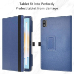 Mama mouth &uuml;hildub blackview tab 12 &uuml;mbrisega, kaitse&uuml;mbris kvaliteetse pu-nahast &uuml;mbrisega 10-tollisele blackview tab 12 / blackview tab 12 pro tahvelarvutile, sinine