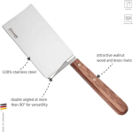 Triangle 34 544 12 00 Plancha spaatel 12 cm p&auml;hkel roostevaba teras Brasero Plancha grillr&otilde;ngad grill-labidas grill-labidas Bbq spaatel valmistatud Solingenis, Saksamaal