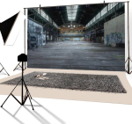 Yongfoto 3 x 2 m vin&uuml;&uuml;lfoto taust Lost Place Ida-saksamaal Mahaj&auml;etud tehase siseruumide fotograafia taust Laste fotostuudio taustarekvisiidid 10 jalga